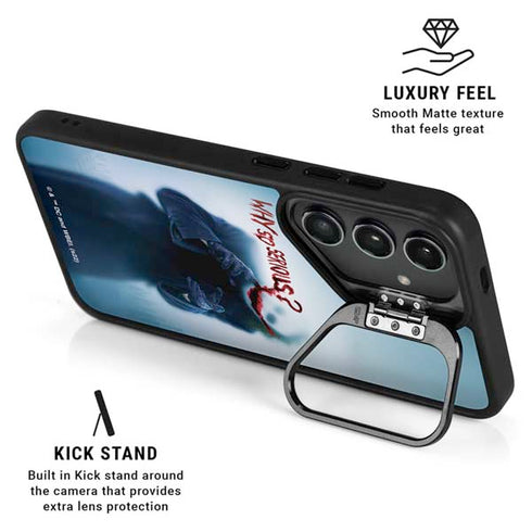 The Dark Knight Why So Serious Galaxy S25 Kickstand Case